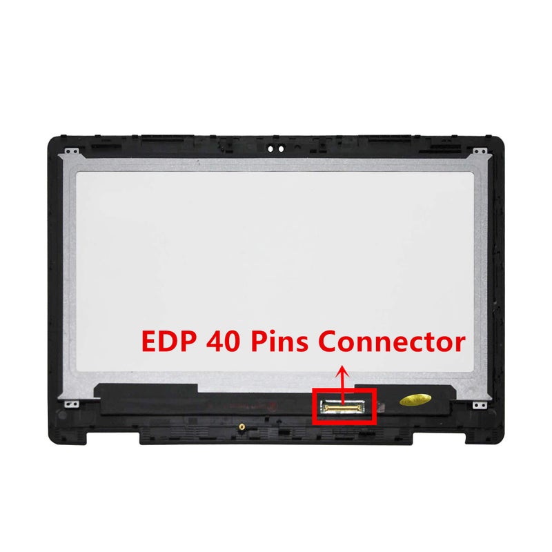 LCDOLED Replacement 13.3 inches FHD IPS LCD Display Touch Screen Digitizer Assembly with Bezel for Dell Inspiron 13 7368 7378 i7368 i7378(NOT for LP133WF2 NV133FHM-N45 N133HCE-EAA) (40 Pins Connector) - Image 2